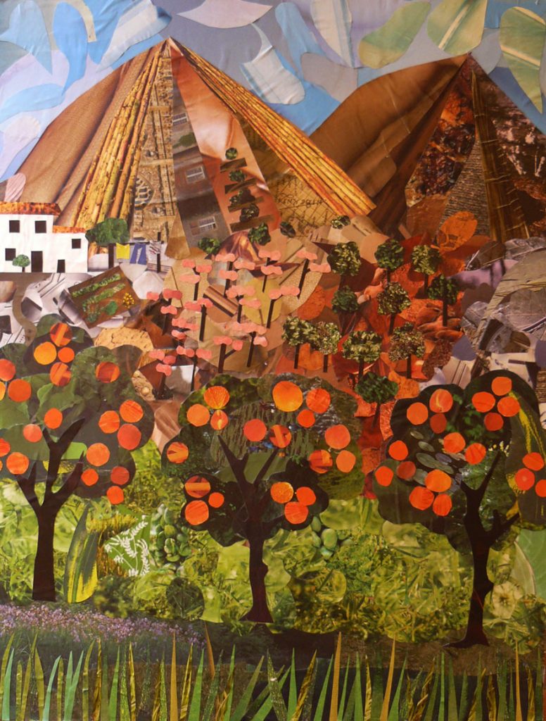 Oranges - Spain 2009 - An original Artwork by contemporary British Artist Bryony Boughton