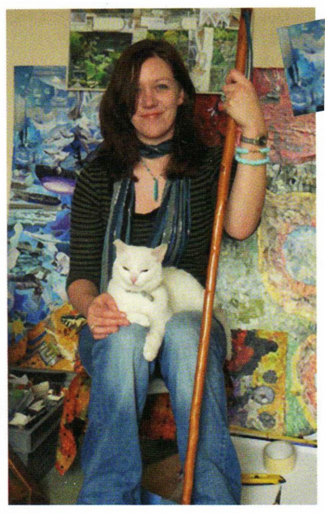 Bryony Boughton and cat